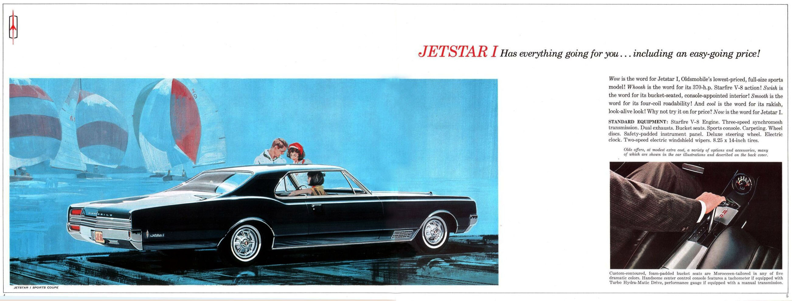 1965 Oldsmobile Sports Cars Brochure Page 2